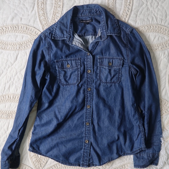 Denim Button Down - Picture 1 of 1